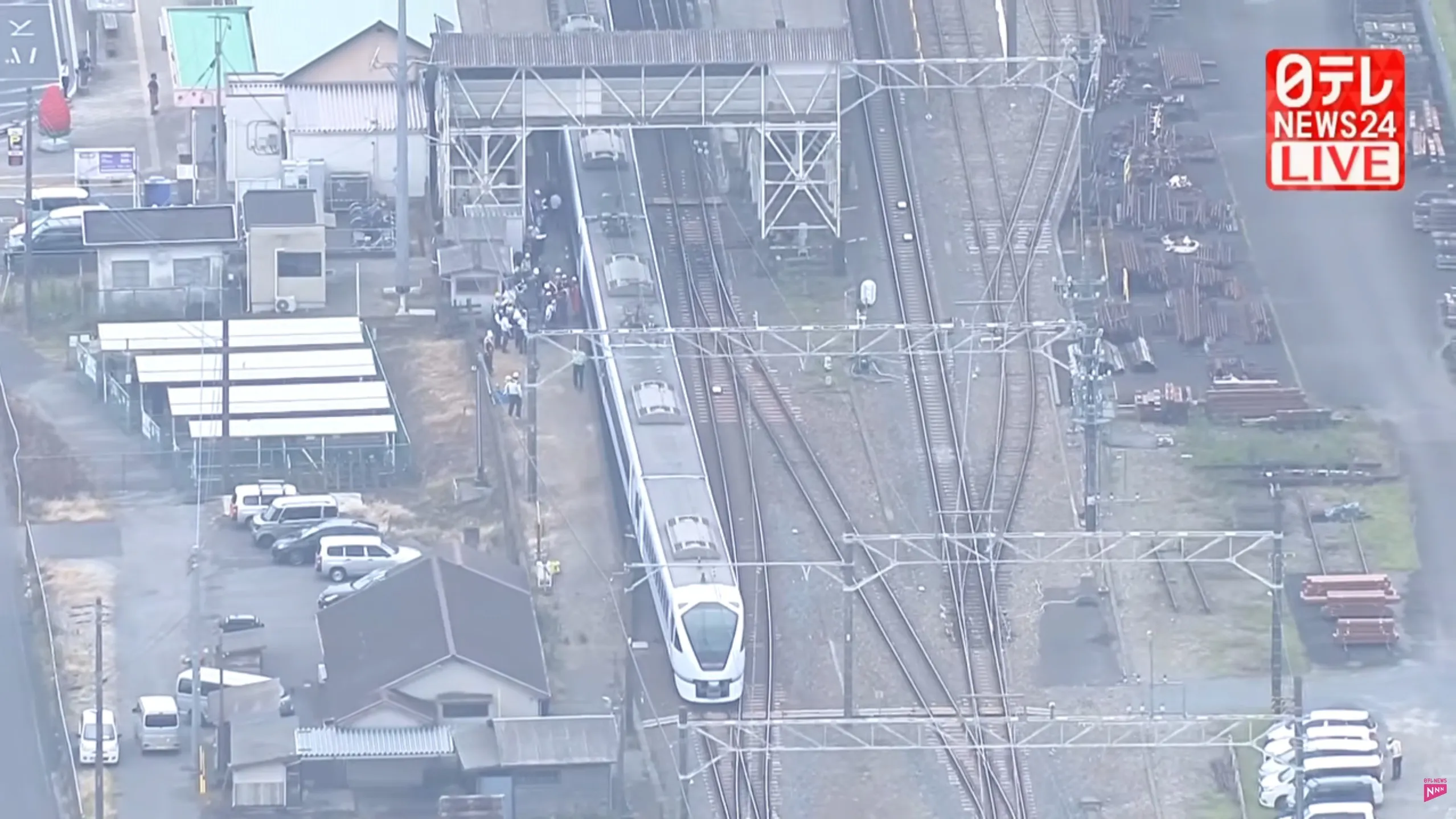 快訊／日本鐵道重大事故！特急列車進站急煞　4名除草工人遭撞身亡