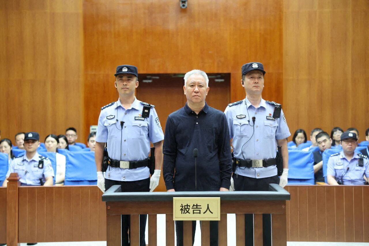 恒大創辦人許家印遭判無期徒刑、剝奪政治權利終身並沒收全部個人財產。(路透社)