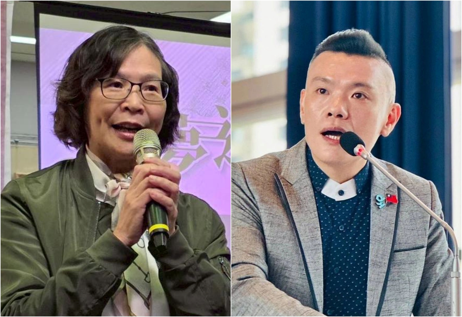 蔡壁如昨上網路節目談民眾黨退黨潮是因為溝通不良,江和樹隔空開砲。(翻攝自蔡壁如/江和樹臉書)