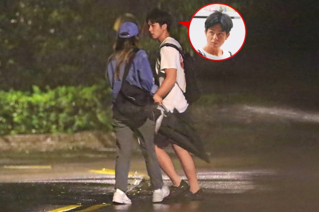 6/9 19:28 23歲鮮肉男星蘇韋華(右)與製作人李芷瑤(左)回到兩人同居的北市士林住處,就如傳言所說,兩人正打得火熱。