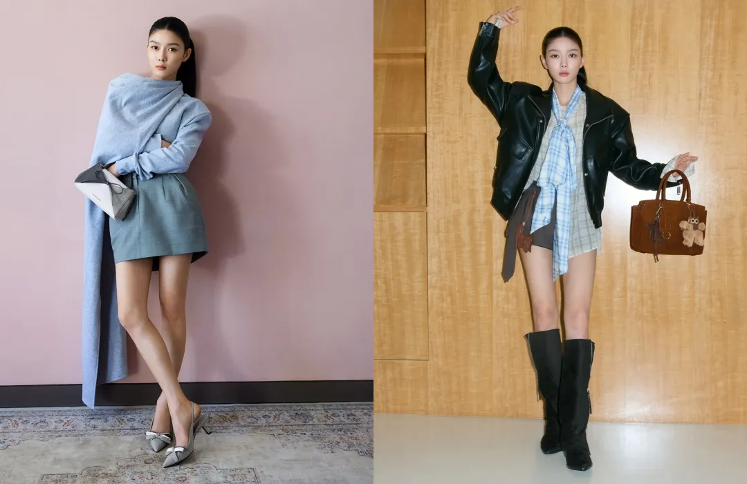 「國民妹妹」金裕貞這次太辣了！大露美腿秀CHARLES & KEITH秋冬甜酷魅力           