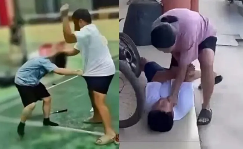 「你打我小孩有問過我嗎？」兒子遭羽球拍抽打　媽怒衝國小強壓同學在地掐脖...影片瘋傳