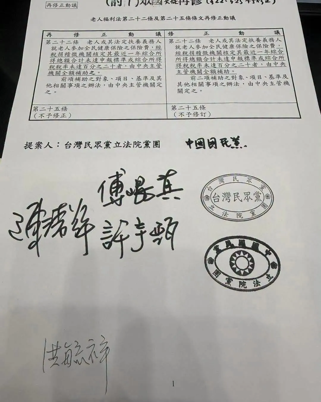 藍白修法全額補助老人健保費惹議　經民連質疑：成本恐逾400億、排擠健保資源