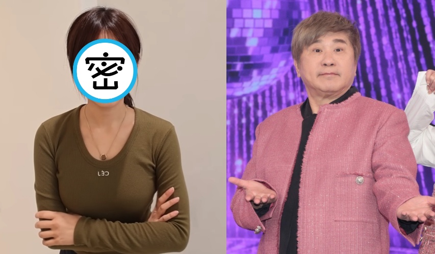 愛莉莎莎(左)新家開箱,網友全在看眼睛,笑稱「撞臉胡瓜(右)」。(翻攝自yt/愛莉莎莎 Alisasa、本刊資料照)