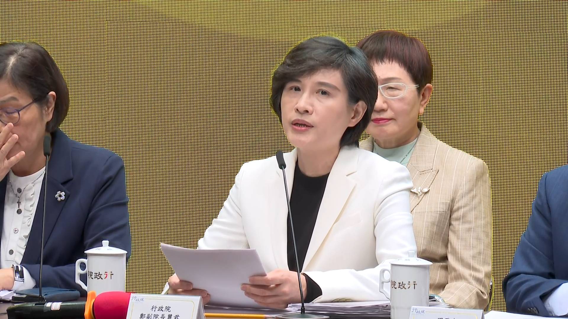 鄭麗君表示,232半導體關稅目前還未有具體時間表。(資料畫面)