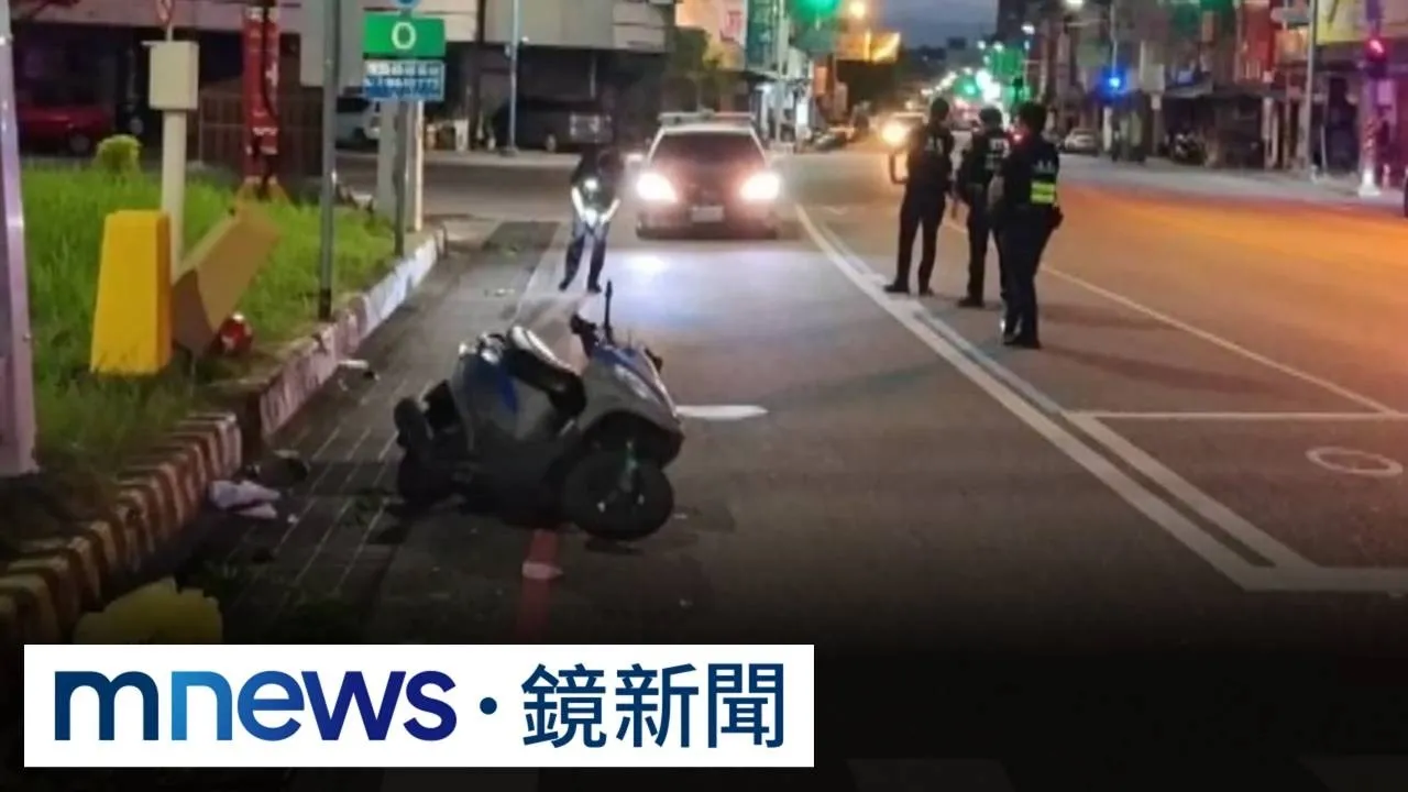 毒駕上路撞斷腿！　花蓮女騎士吸毒還飆車自撞交通島