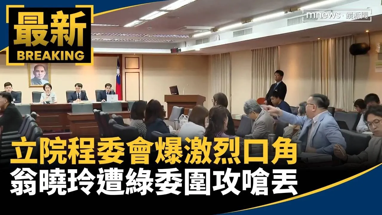 立院程委會爆激烈口角　翁曉玲遭綠委圍攻嗆丟臉