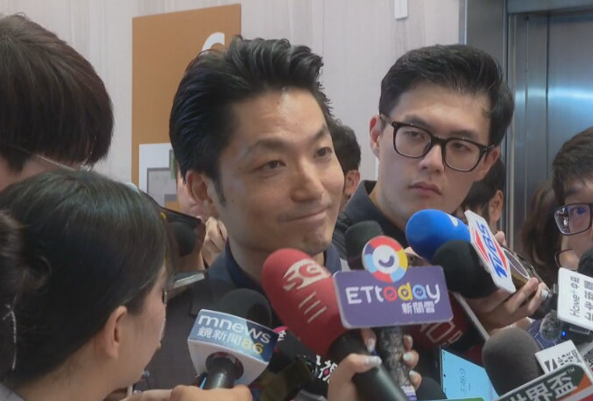 蔣萬安今出席「客聚Taipei Hakka Hub」揭牌典禮時受訪。