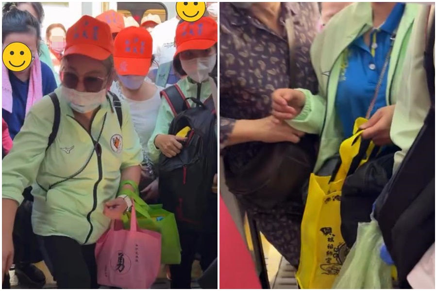 白沙屯拱天宮媽祖展開8天7夜進香行程,吸引大票香客紛紛前往朝聖,也引發一些亂象。(翻攝自Threads)