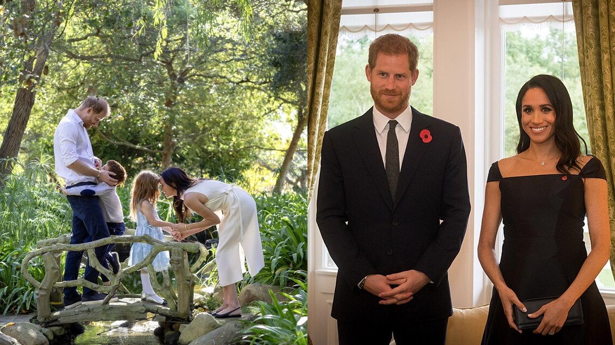 哈利王子和梅根育有一雙兒女,一家四口下月將一同返回英國。(翻攝meghan IG、Wikimedia)