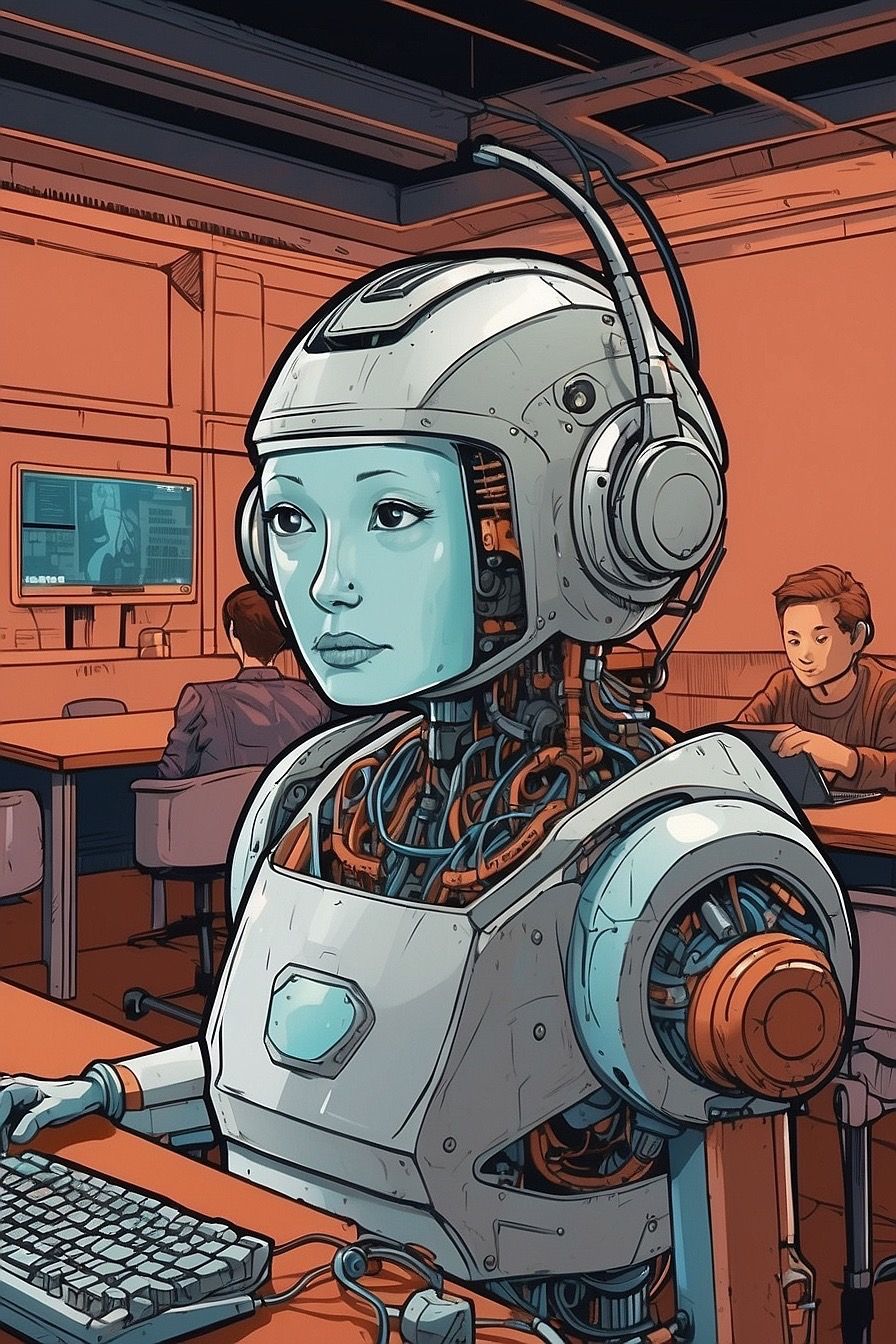 AI時代提供產業與高教產學合作新契機 (圖片來源:本文作者以Leonardo ai 生成)