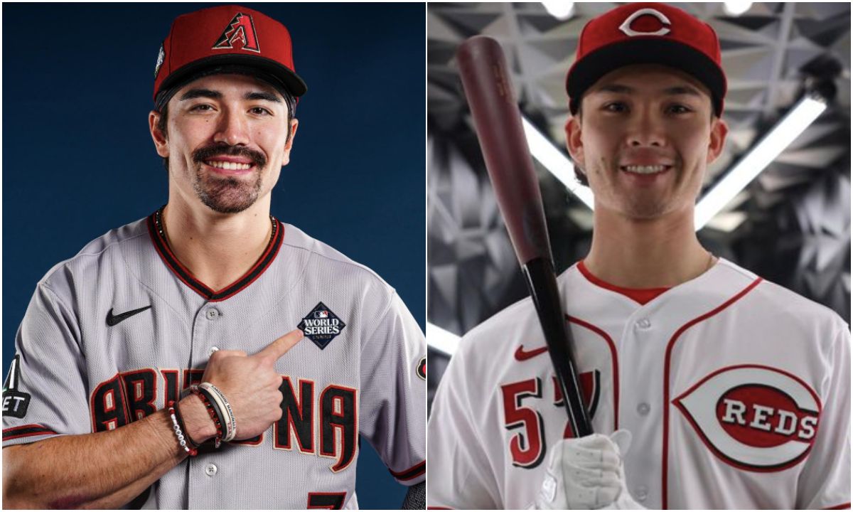 卡洛爾Corbin Carroll(左)、費爾柴德Stuart Fairchild(右)。(翻攝Corbin Carroll、Stuart Fairchild IG)