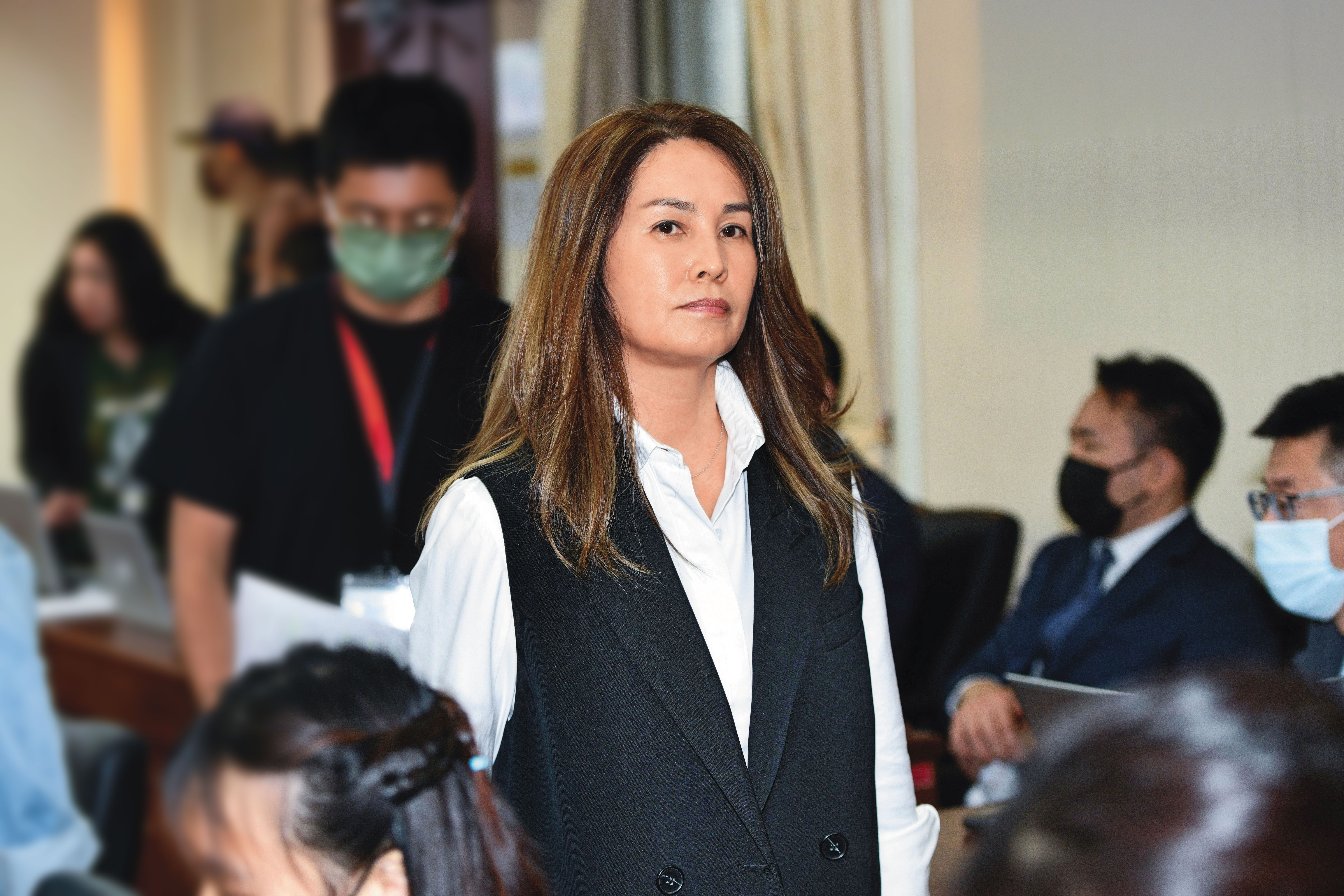 高金素梅因昔日2名助理涉在台發展共諜組織遭羈押禁見,日前遭高檢署傳訊獲請回。(鏡報李智為)