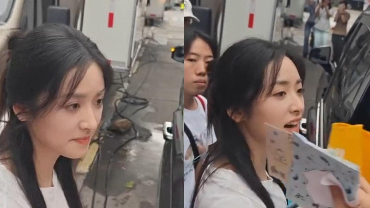沈月道歉後首現身。(翻攝自微博)