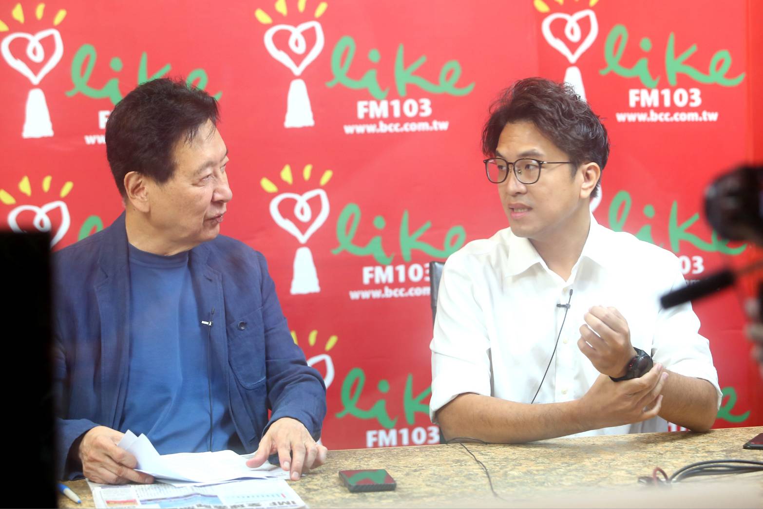 趙少康因專訪沈伯洋後,慘遭國民黨支持者痛罵「綠少康」。(鏡報姜永年攝)
