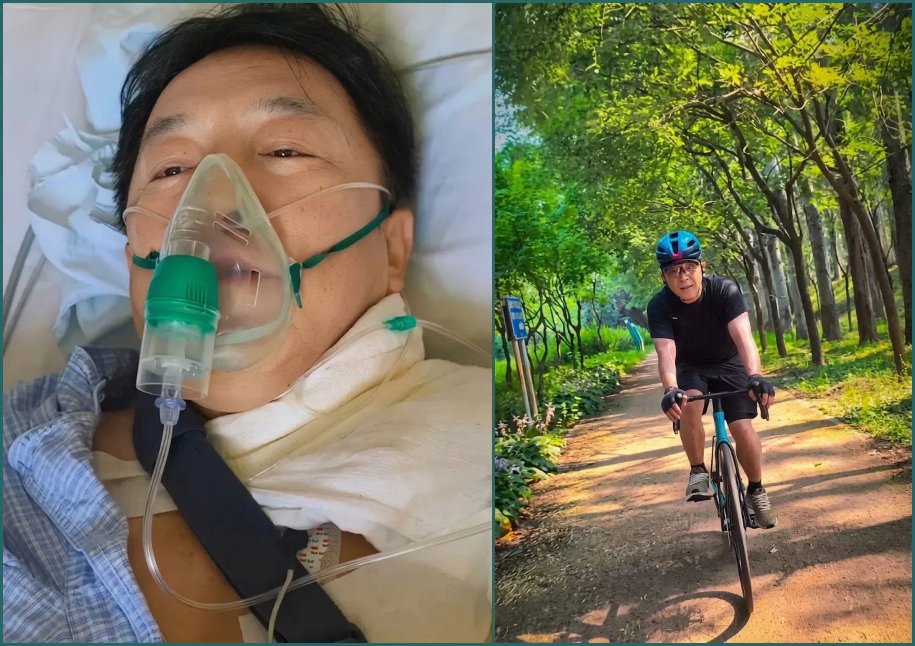 黃渤騎車竟摔在家門口　鎖骨骨折戴氧氣罩「連夾菜都困難」
