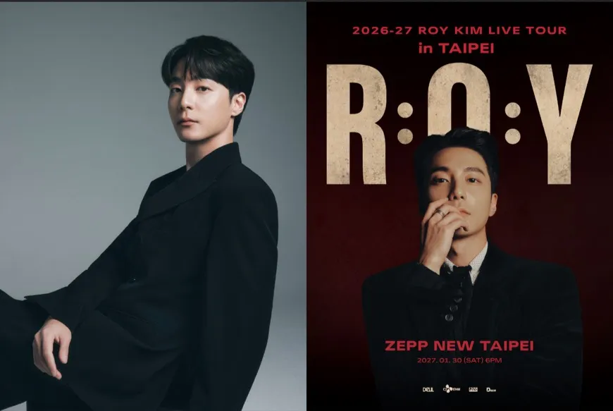 韓國抒情王子ROY KIM睽違10年訪台　明年1/30相約Zepp開唱