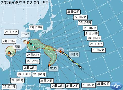沙德爾颱風將成今年登陸台灣的首颱？　吳德榮：有機率、但還在調整