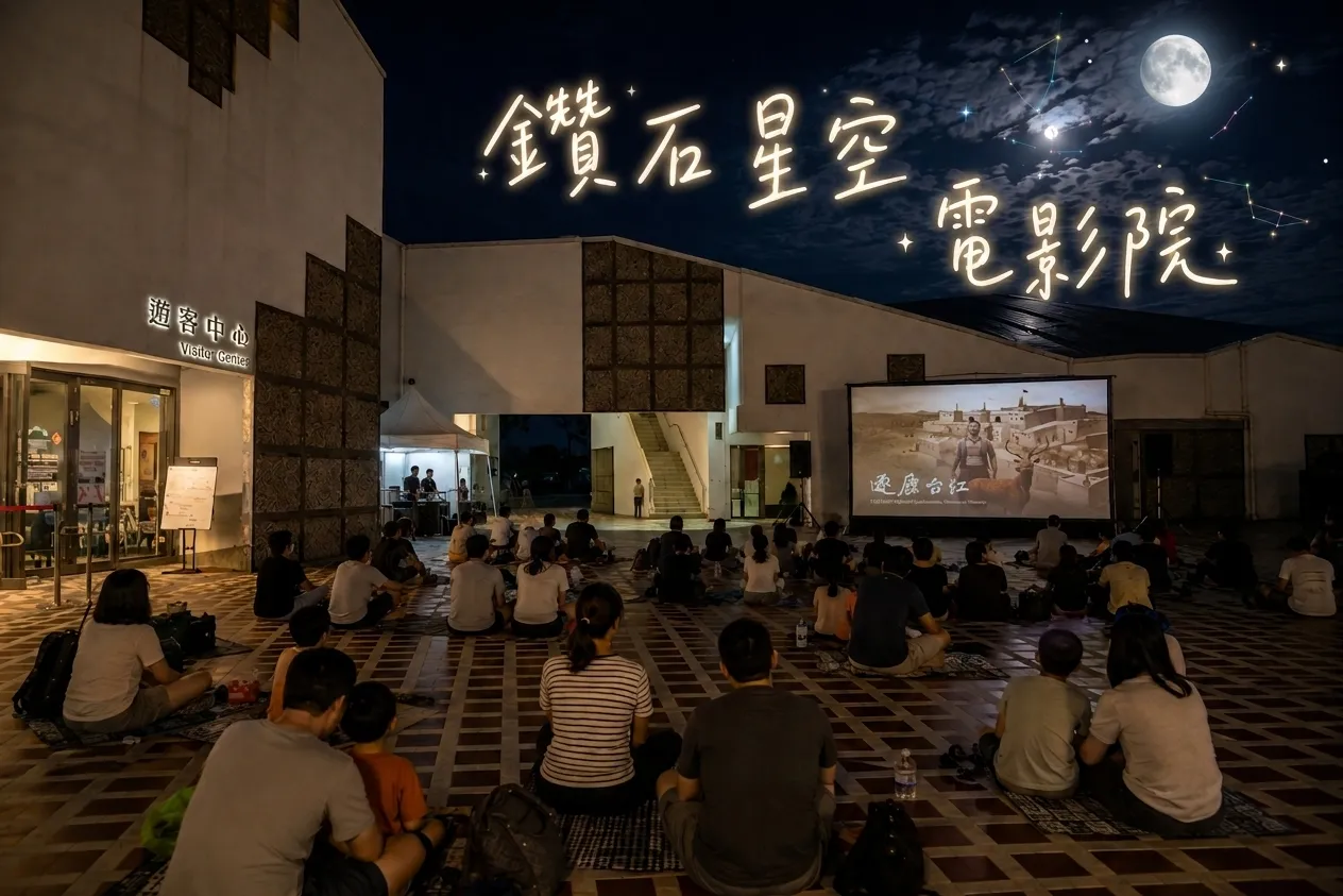 中秋前夜遊台江　「鑽石星空電影院」限量250人　今開放報名