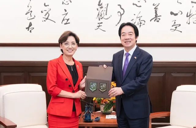 美眾院跨黨派訪團挺台　賴清德贈「漢光限定伴手禮」盼深化國防合作