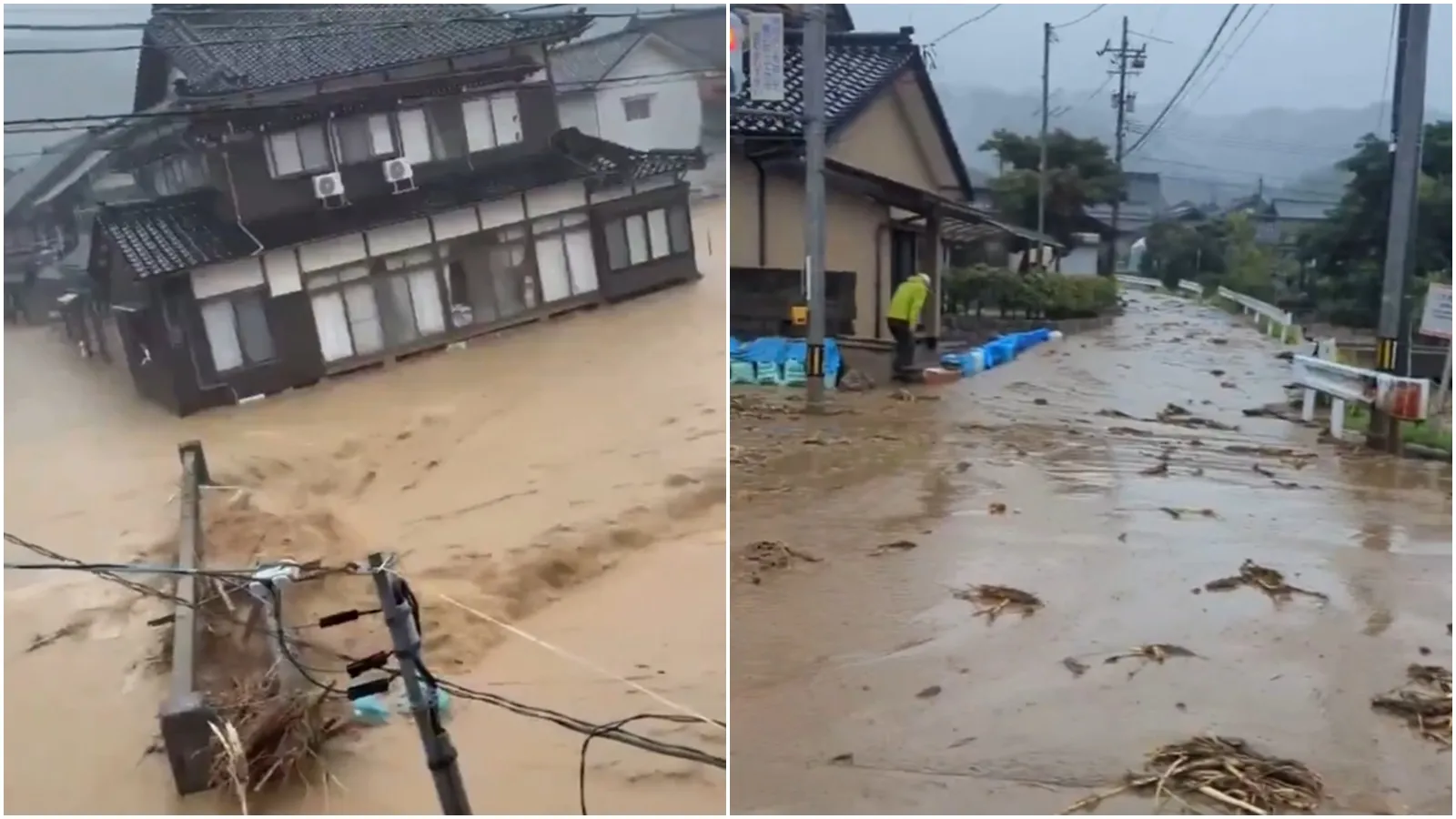 創紀錄暴雨灌爆石川、富山　日本氣象廳提醒：北陸地區明慎防豪雨