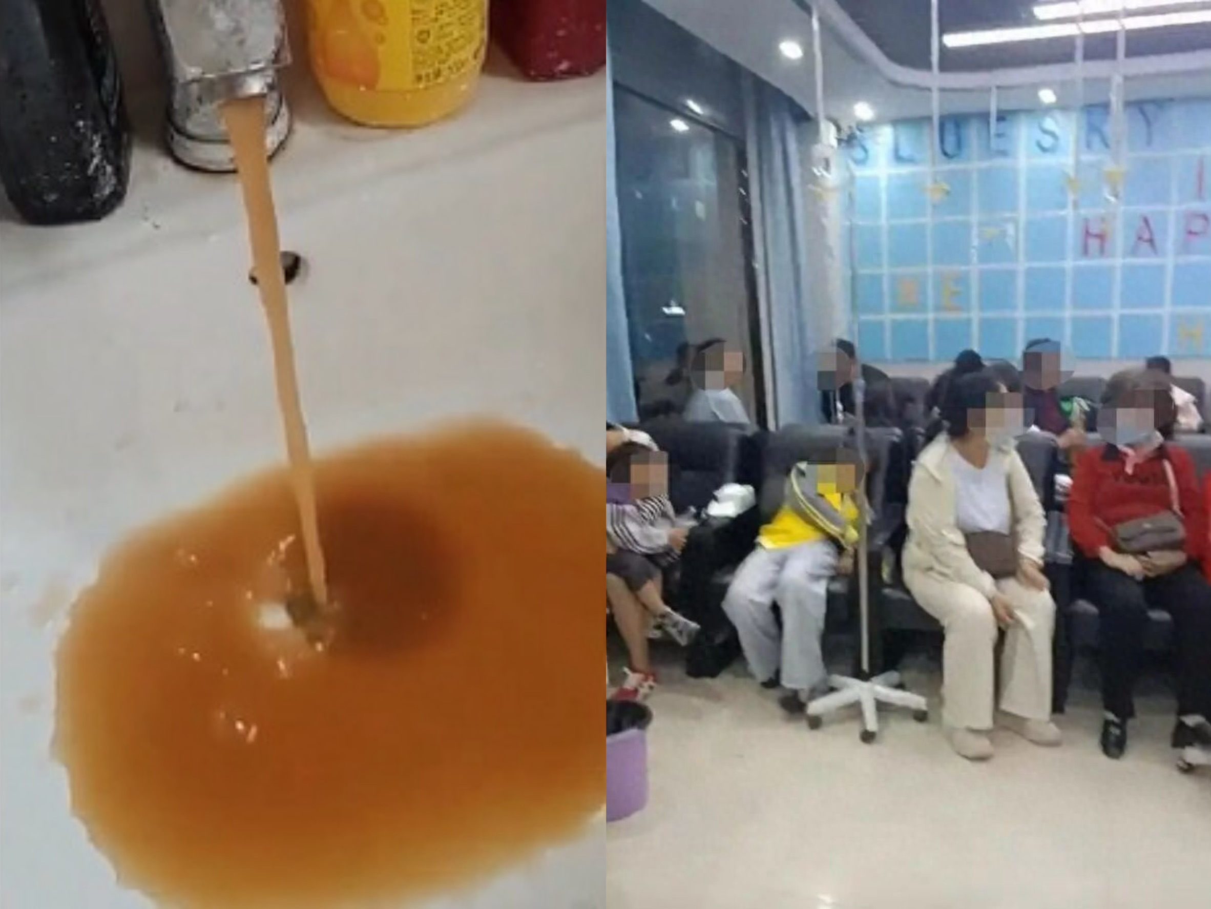 中國河南开封市尉氏縣近日爆發飲用水污染事件。(翻攝自微博)