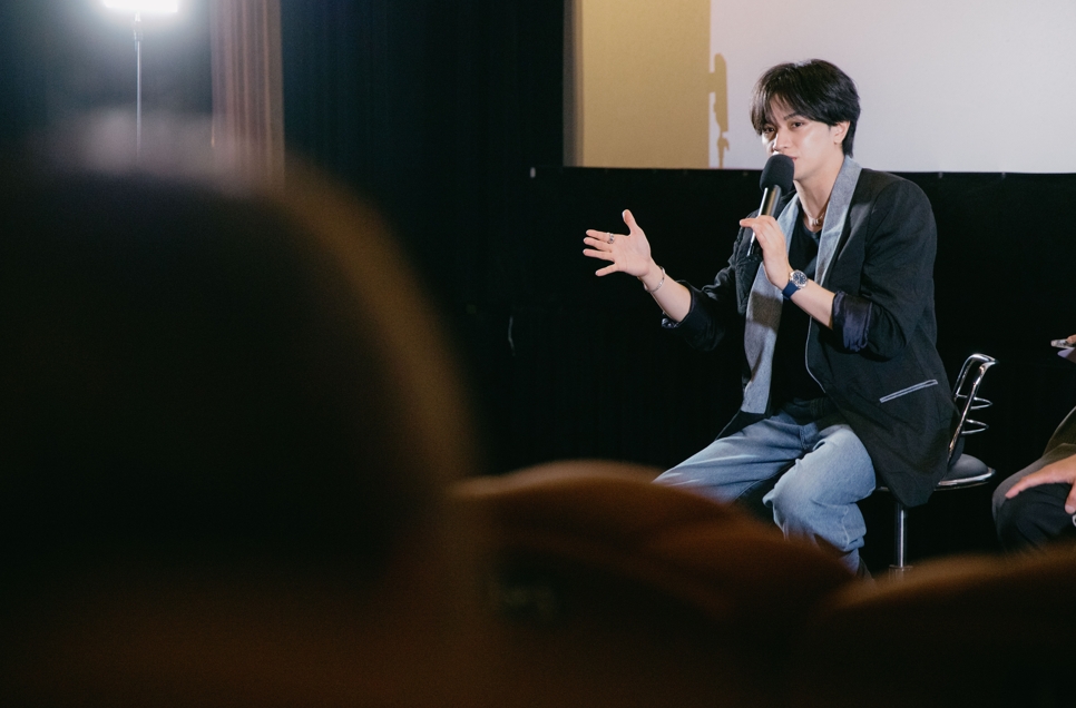 中島健人來台宣傳主演愛情喜劇《LOVE ≠ COMEDY》,連續舉辦兩場見面會,現場受到台灣粉絲熱烈歡迎。(車庫娛樂提供)