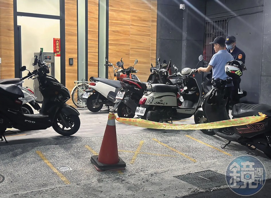 案發後,警方圍起封鎖線。(本刊資料室)