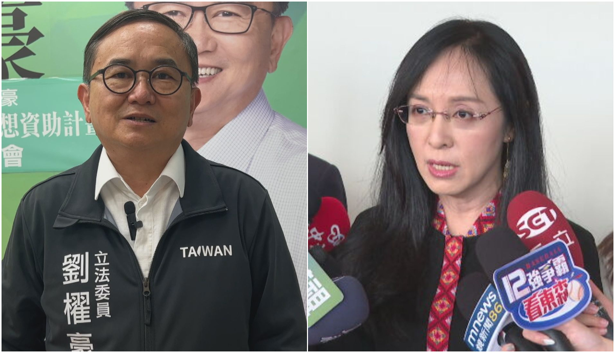 無黨籍前立委劉櫂豪(左)宣布不參加年底台東縣長選舉,民進黨台東縣長參選人陳瑩(右)稍早做出回應。(資料照)