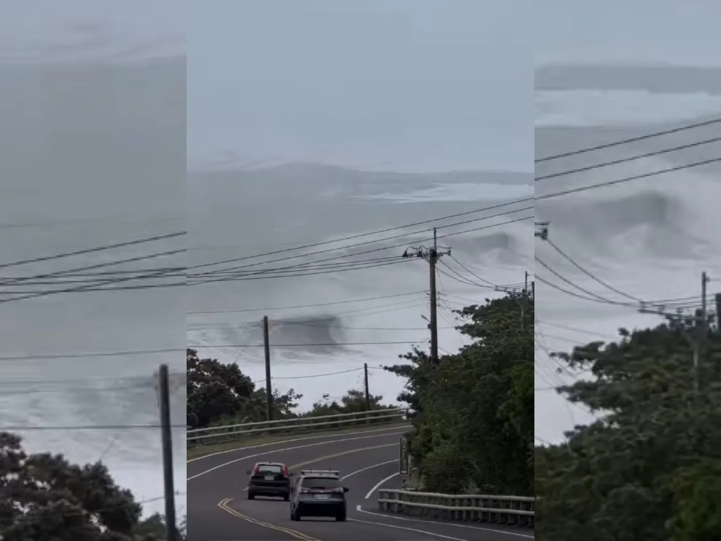 強颱薔琵還沒襲台「巨浪先來」　台東驚人場景曝！網驚：有如海嘯