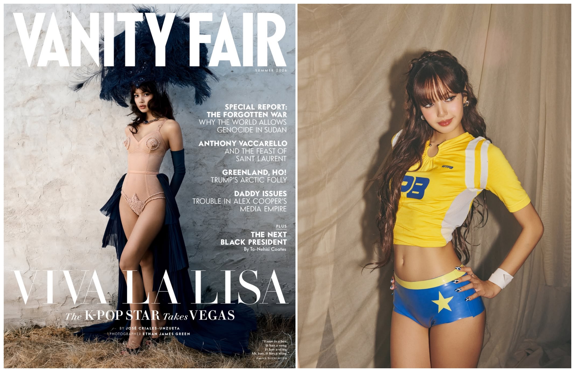 LISA接受《Vanity Fair》專訪透露,第二張專輯仍在早期製作階段,將以更自由的創作方式探索音樂風格,並計畫與即將登場的拉斯維加斯駐場演出相互連動,呈現全新舞台概念。(IG)
