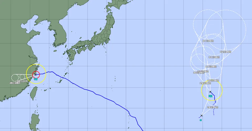 颱風「班朗」生成！　太平洋再次出現「三颱共存」 