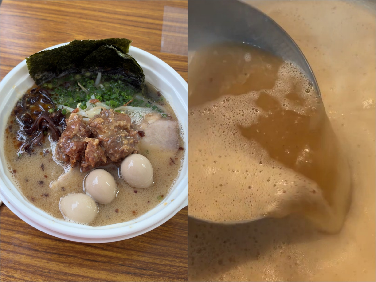 日本拉麵店豚骨高湯突發酵緊急停業。(翻攝X@patapataramen)