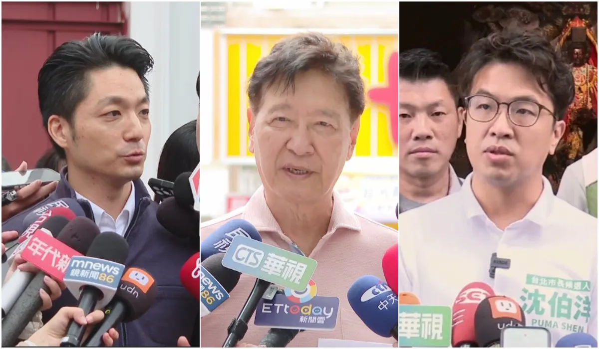 和趙少康同台咬耳朵談何時上節目？　蔣萬安：跟我寒暄、打氣