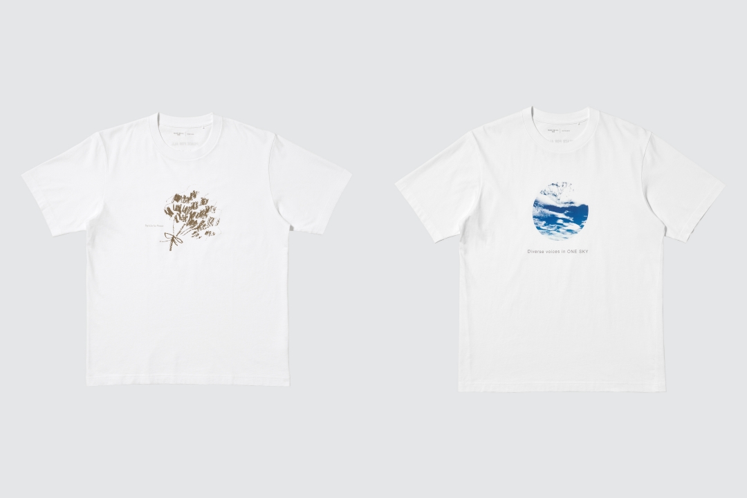 UNIQLO的「PEACE FOR ALL」慈善T恤計畫邀得日本知名建築師隈研吾與藤本壯介攜手。(UNIQLO提供)