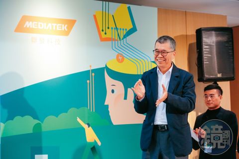 達發攜手母公司聯發科參展,協助電信業者打造下一代網路。圖為聯發科董事長蔡明介。