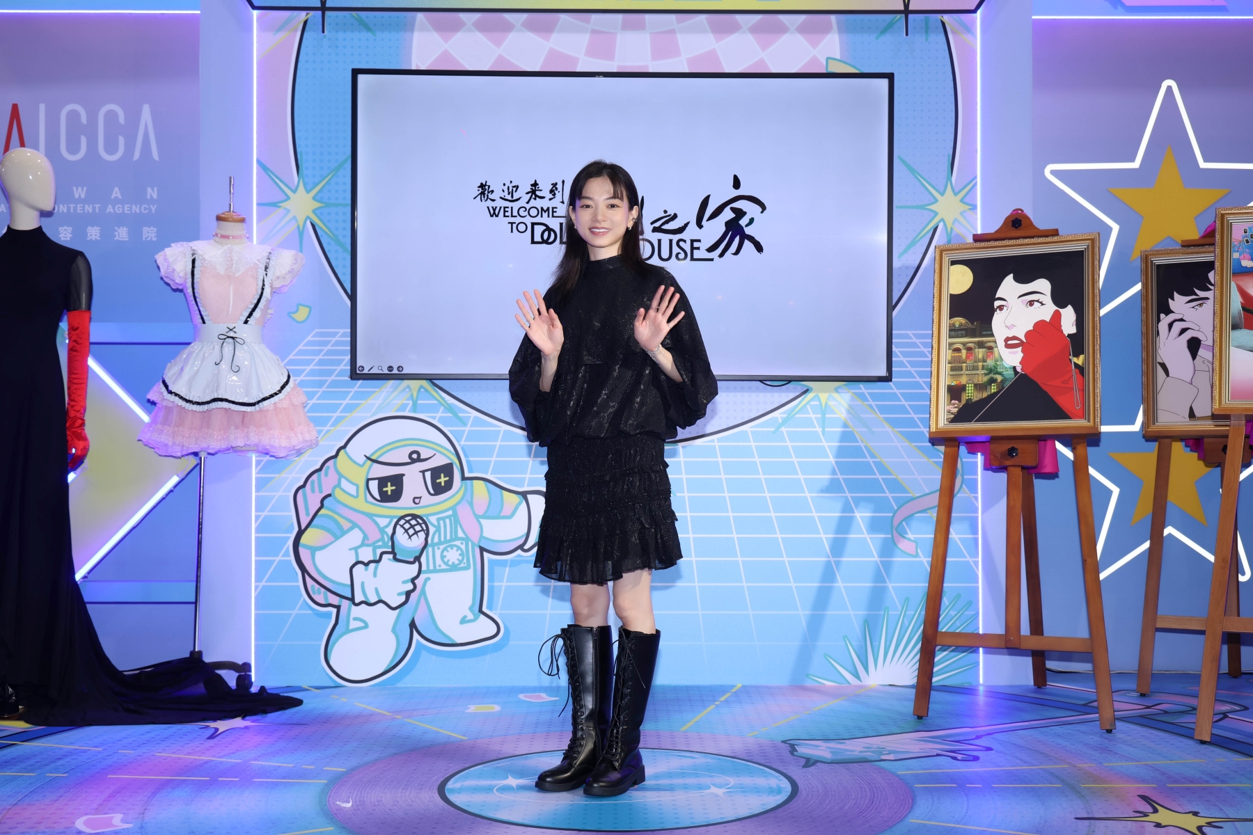 動畫電影《歡迎來到朵莉之家》中飾演瑪莉亞公主的姚愛寗。(天水時代有限公司提供)