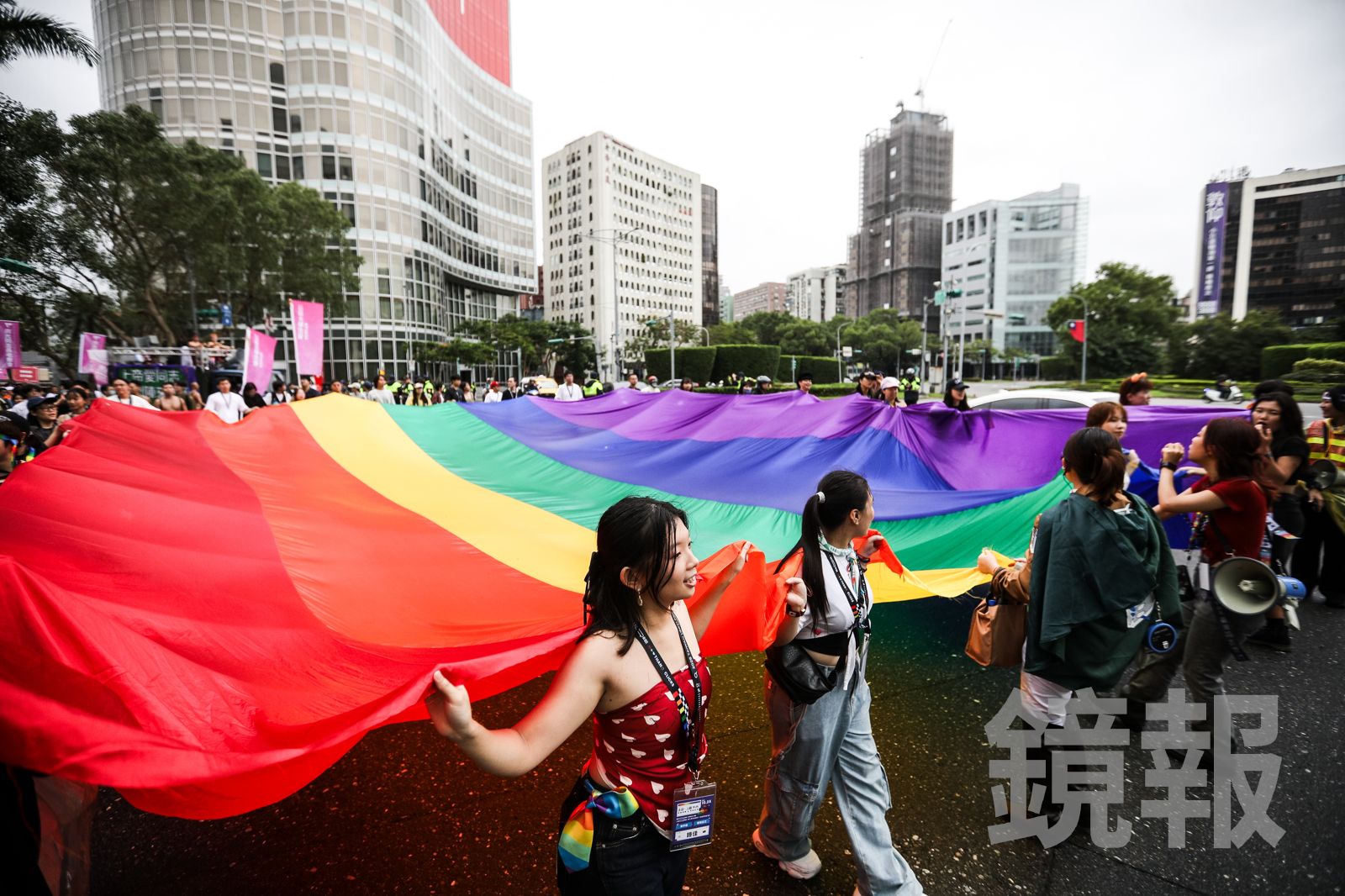 台灣同志遊行即將在明天登場,前總統蔡英文今於臉書po文,溫暖向同志族群喊話。(示意圖,鏡報)
