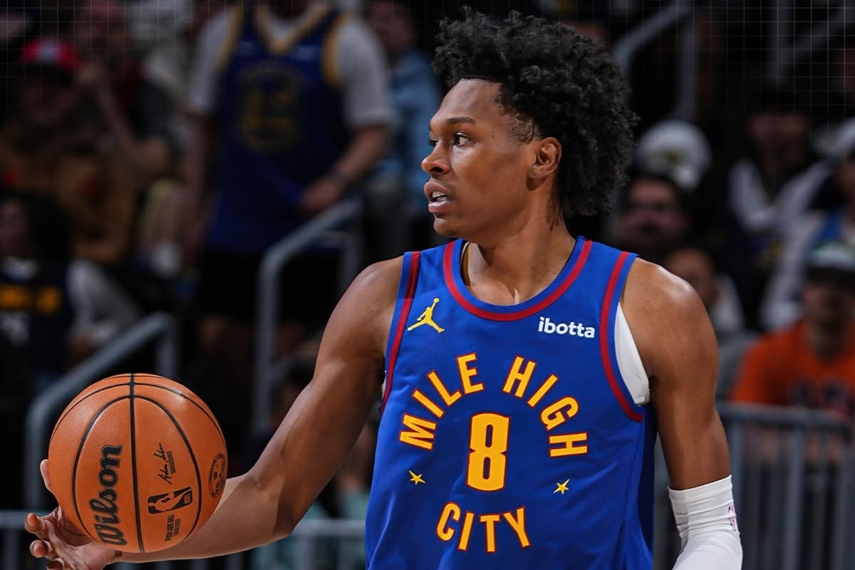 金塊交易受限自由球員Peyton Watson,減緩薪資壓力。(翻攝自FB@Denver Nuggets)