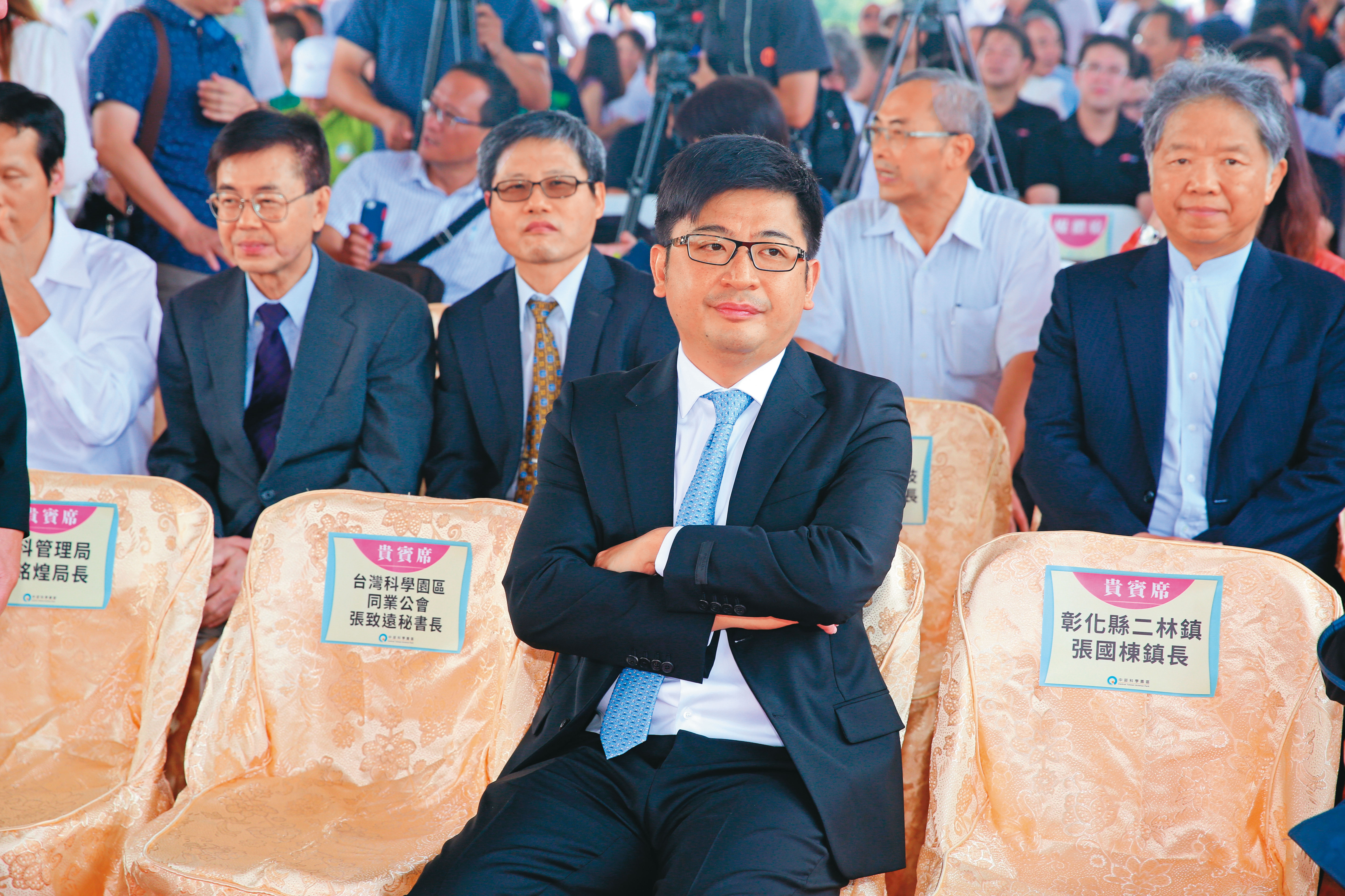 5連霸的彰化議長謝典霖(圖)涉利用公款替角逐溪湖鄉長的表姑陳貞妃舉辦餐會,涉及賄選及貪汙罪遭收押禁見。
