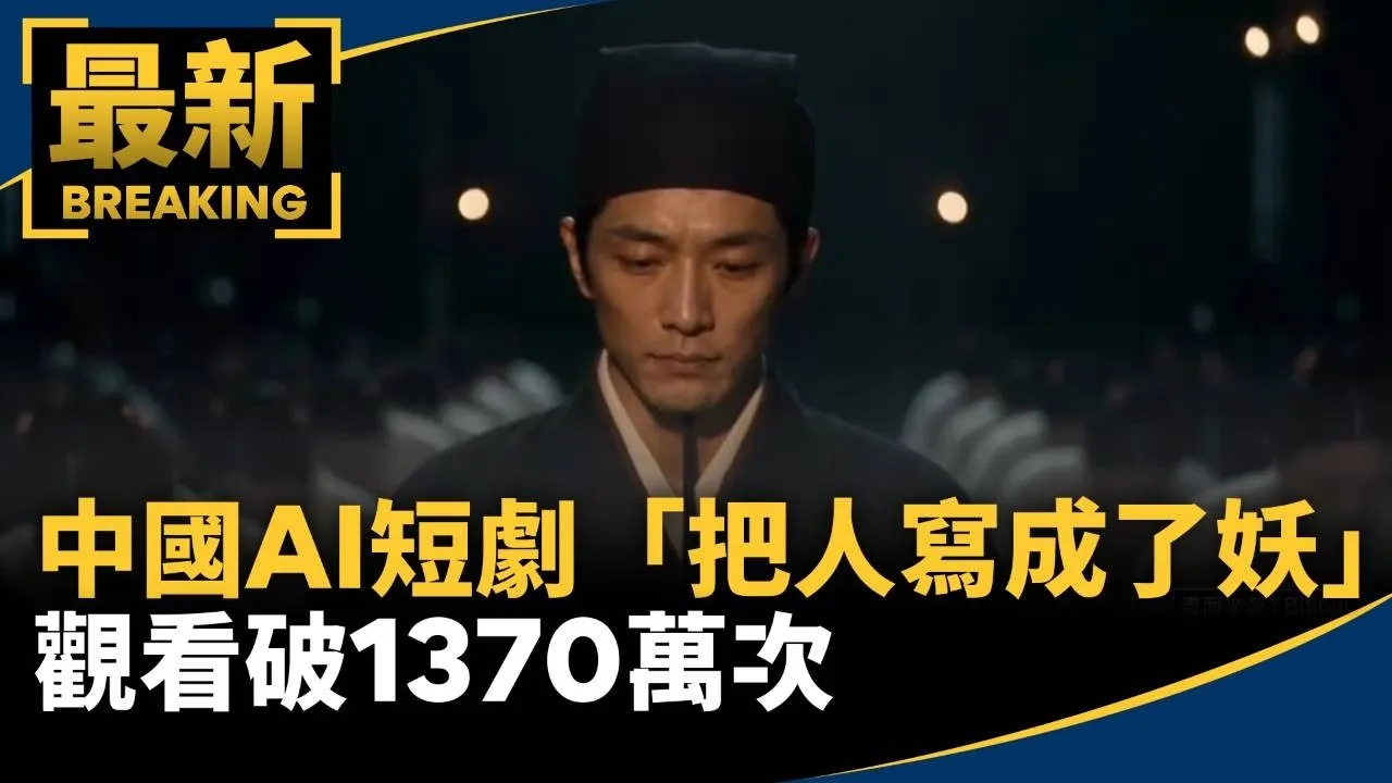 中國AI短劇「把人寫成了妖」暴紅！　觀看破1370萬次