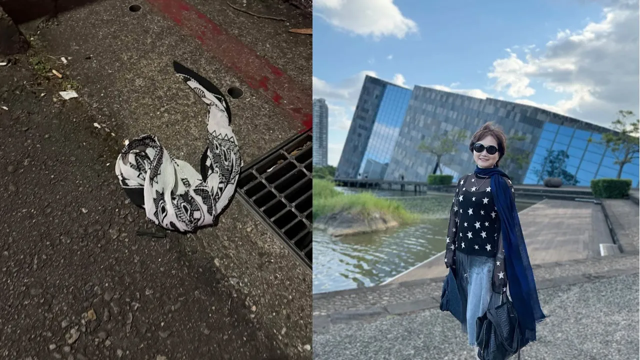 失而復得的奇蹟！沈春華苦尋絲巾8小時「成功找回」　感動喊：還拿回對陌生人的信任