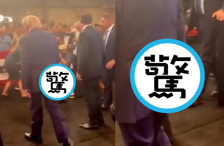 川普屁股驚見「詭異方形凸起物」　網瘋猜健康狀況！調侃：他連合適尿布都買不到