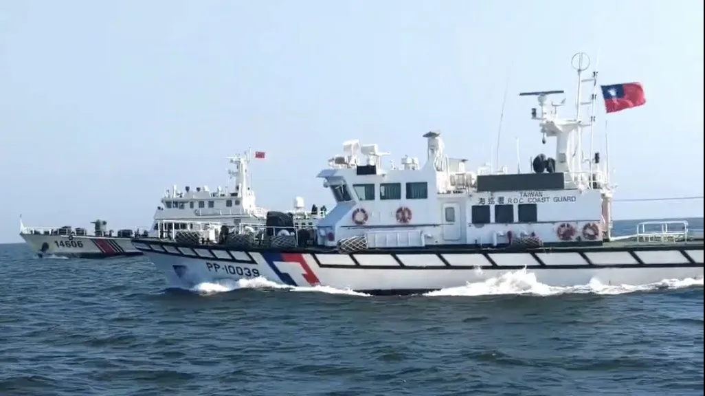 中國4海警船又闖金門限制水域　海巡1對1監控強勢驅離