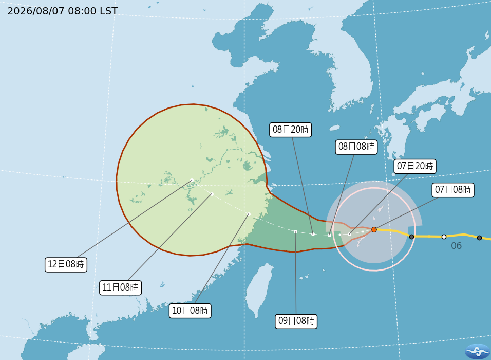 白海豚進逼！氣象署最快「下午2點半發海警」　週末北部防豪雨