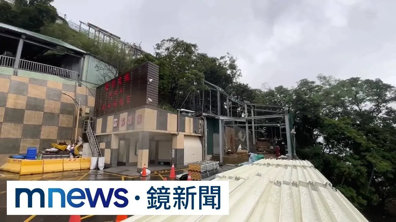 烘爐地南山福德宮施工「疑蓋纜車」？　廟方闢謠：是載貨貨梯