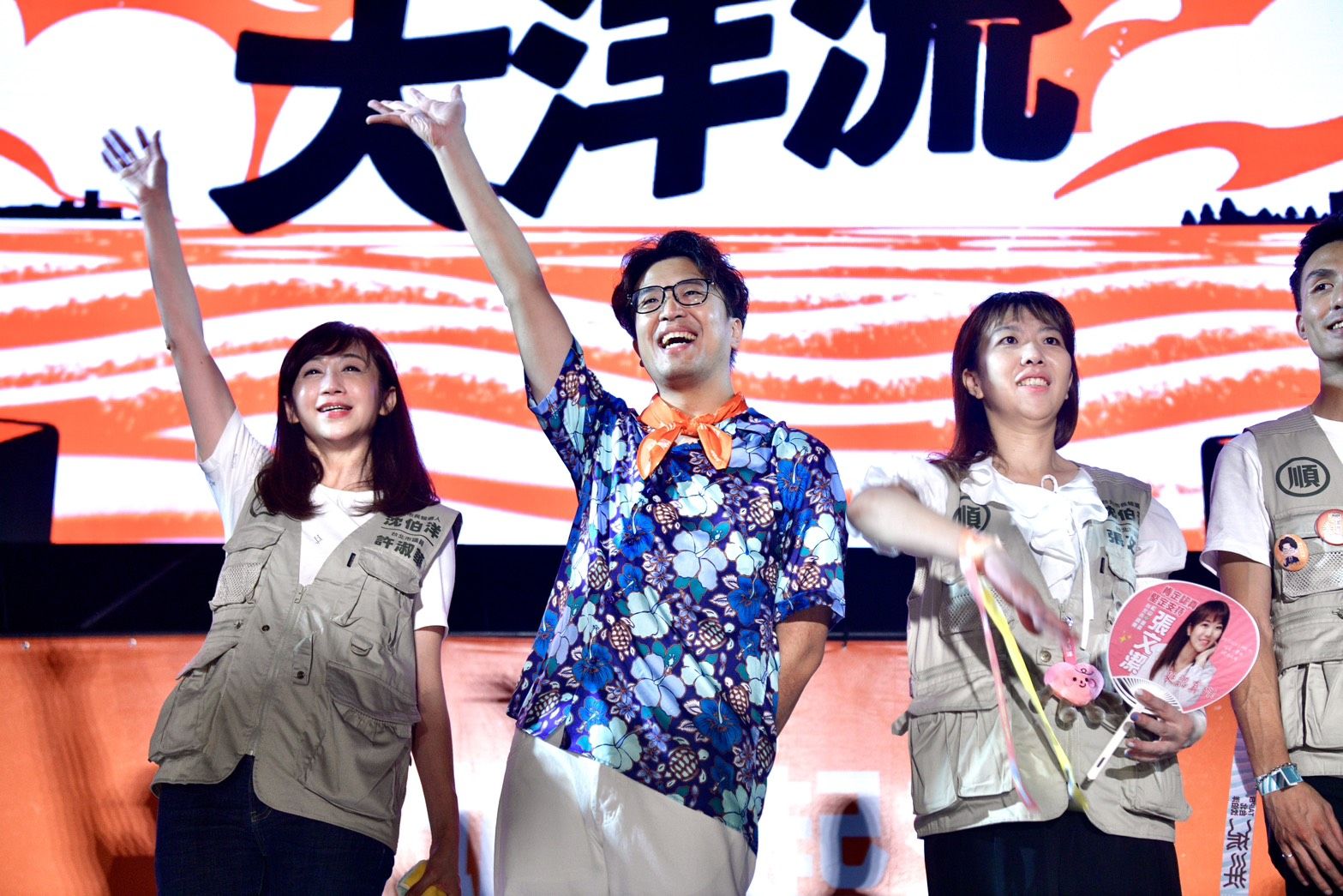 台北市長的選情,因為沈伯洋掀起的「洋流」而備受矚目。(鏡報李智為攝)