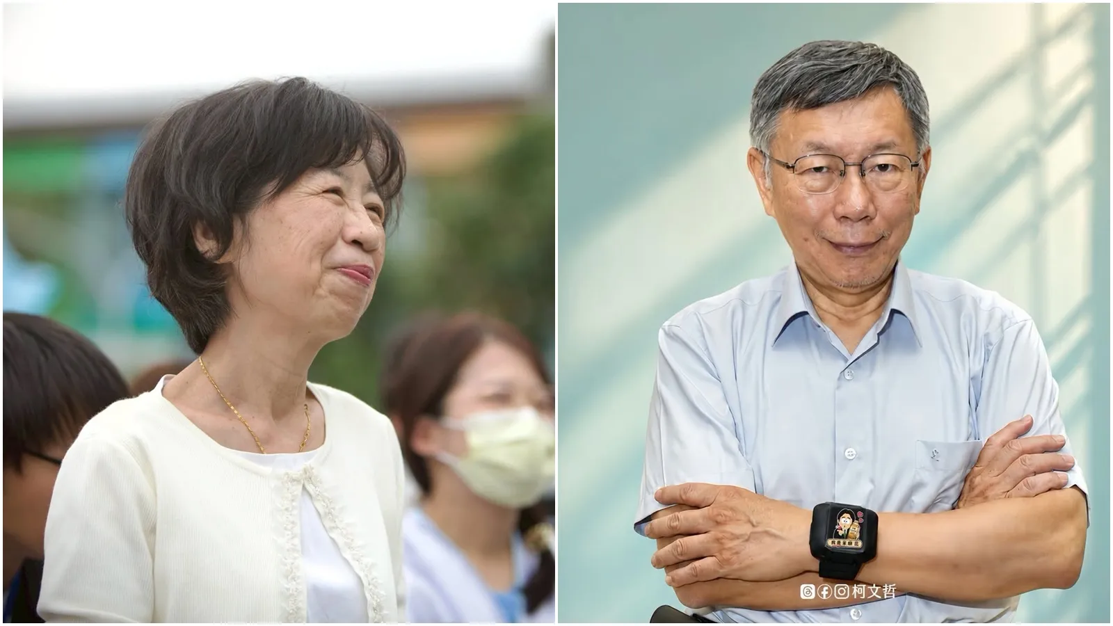 狂曬柯文哲電子手環形象照　陳佩琪嗨喊太帥「每張都好看」：清清白白
