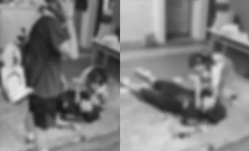 見他躺血泊...女店員、女學生「滿手鮮血英勇搶命」　瑞芳高中生遭刺頸倒地畫面曝光
