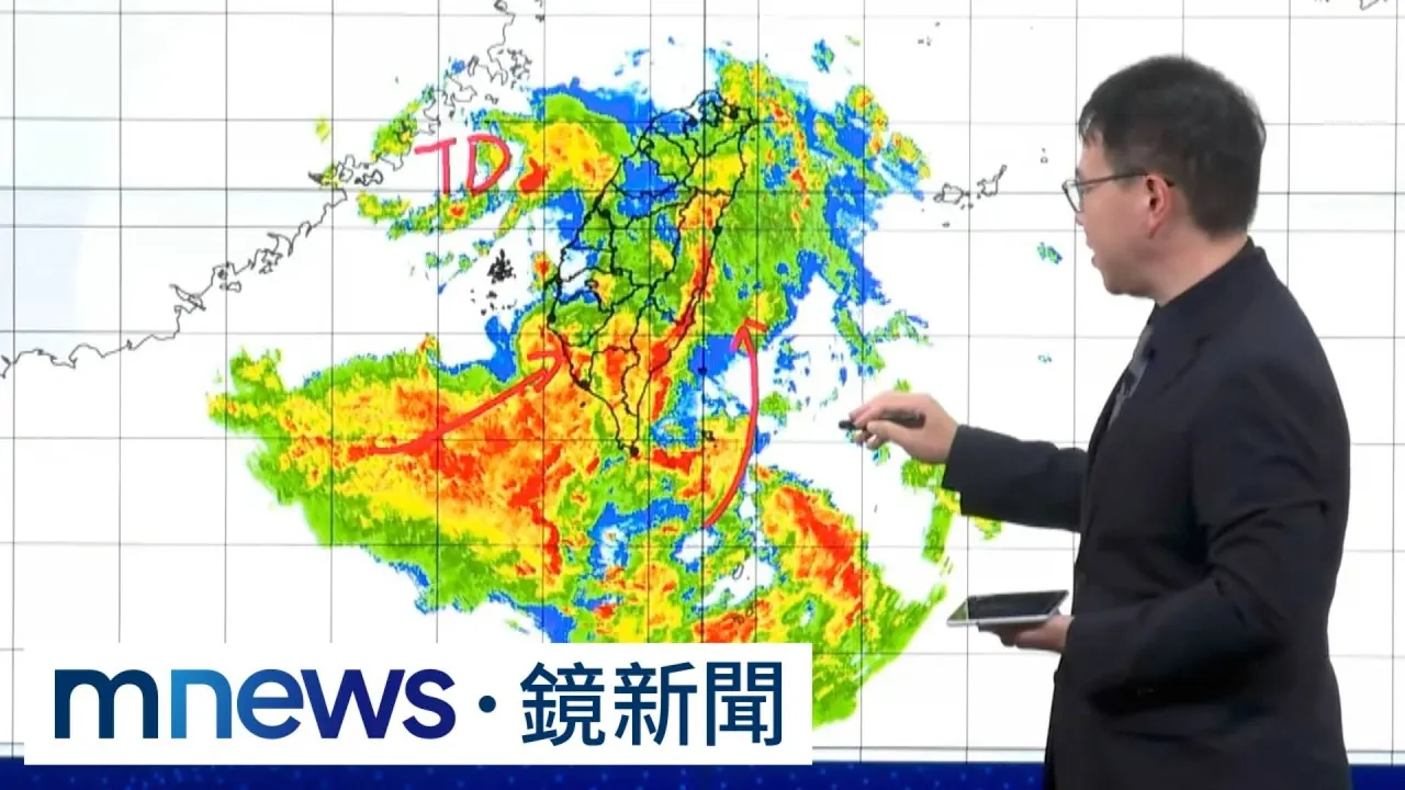 熱低雨彈擴至中部花東　沙德爾恐週三海陸警1／雨何時要停？氣象署：「南部、東部」防豪雨　晚起雨漸緩和